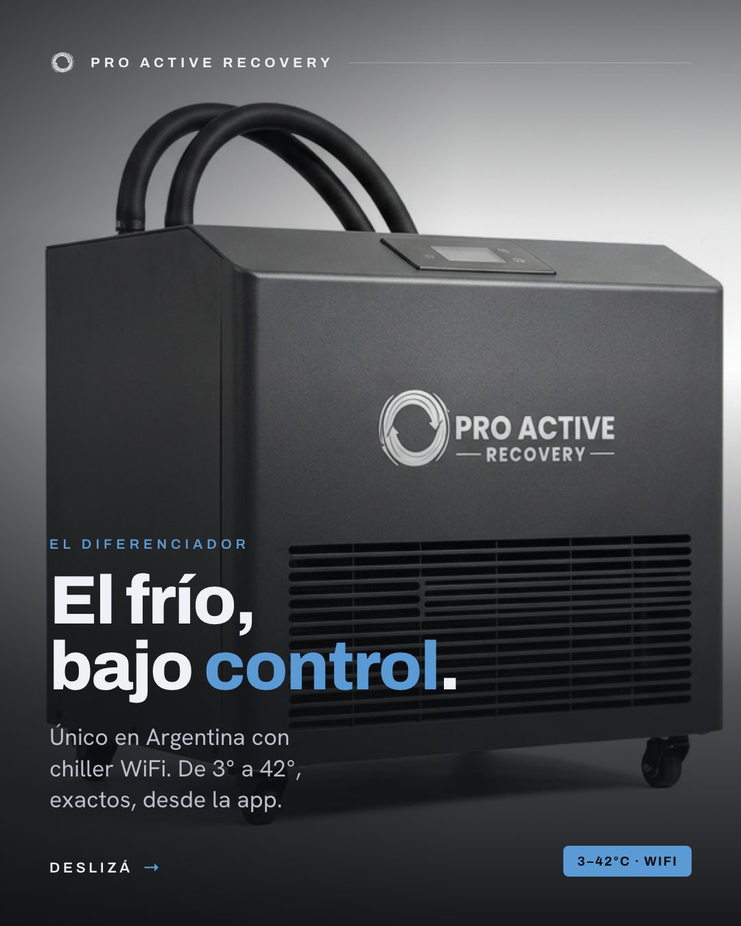 Pieza El frío, bajo control: chiller con control por app