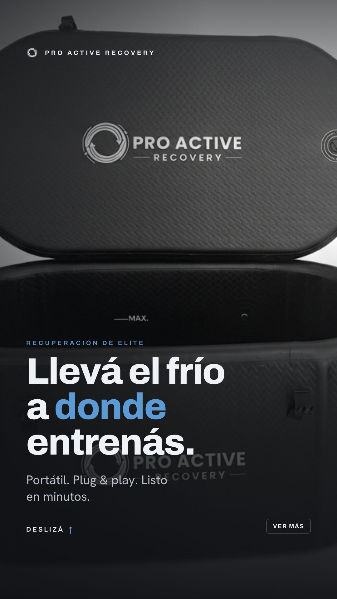 Story Llevá el frío a donde entrenás, con el equipo portátil