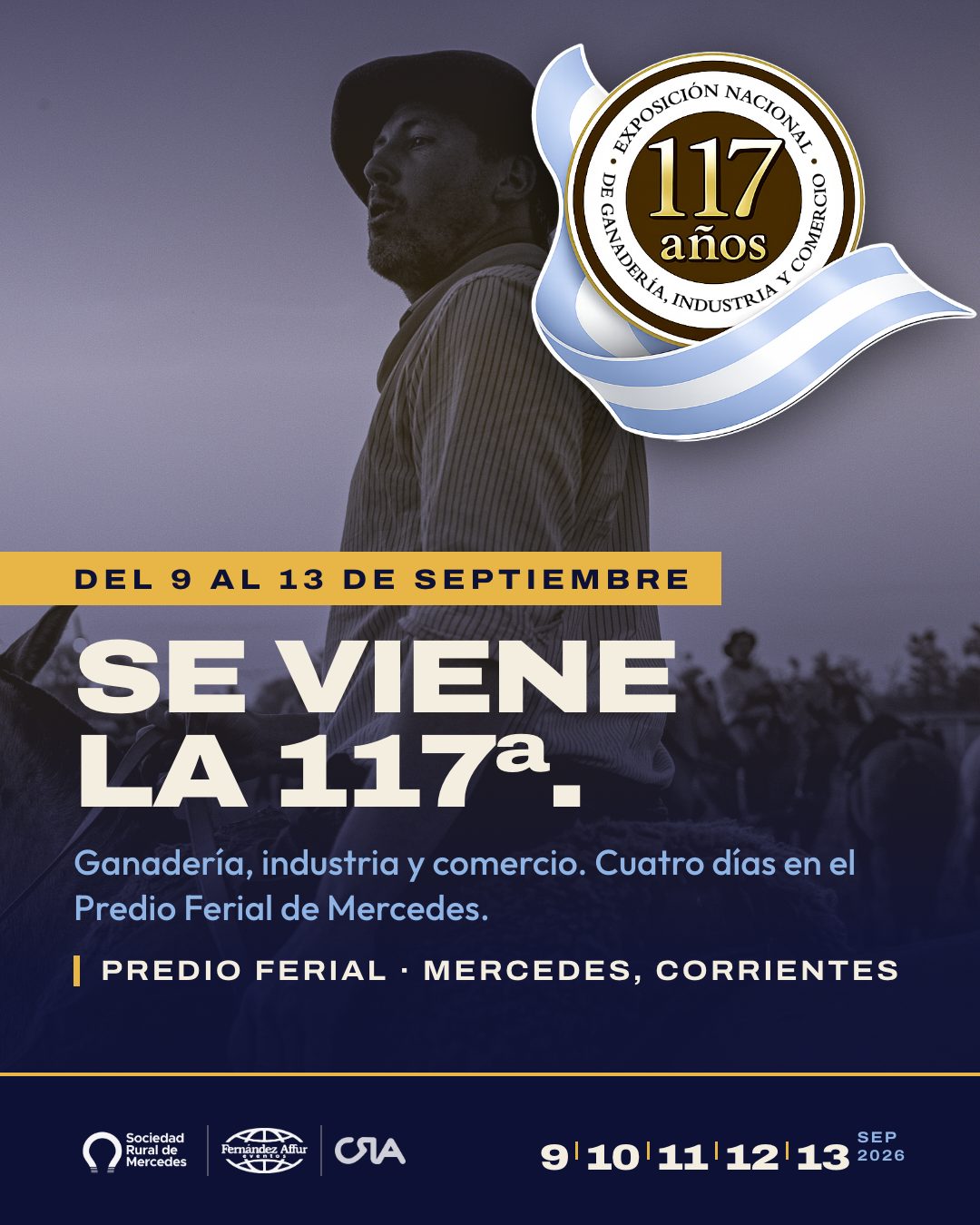 Pieza de anuncio de la 117ª Exposición Nacional