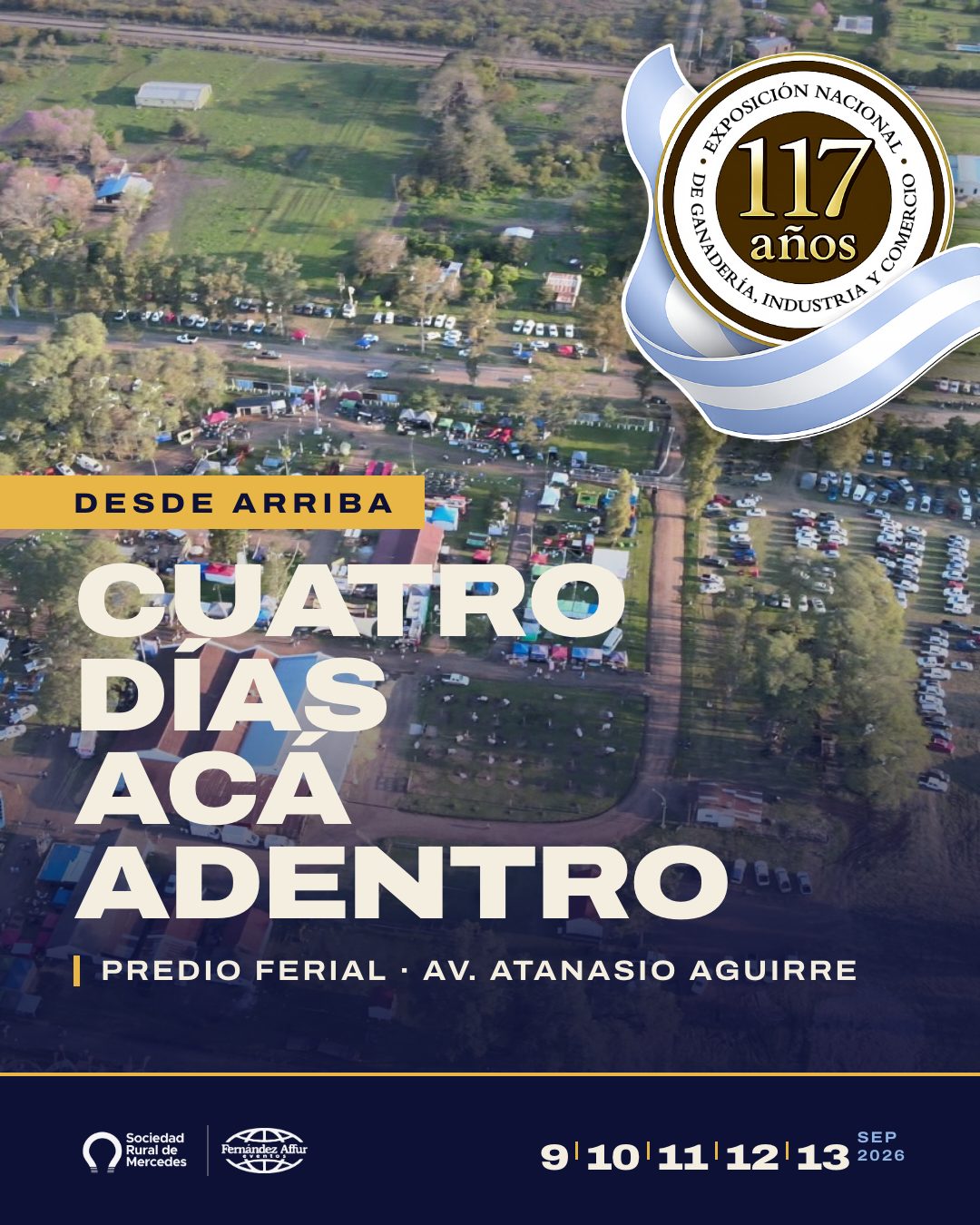 Pieza con la información de cómo llegar al predio