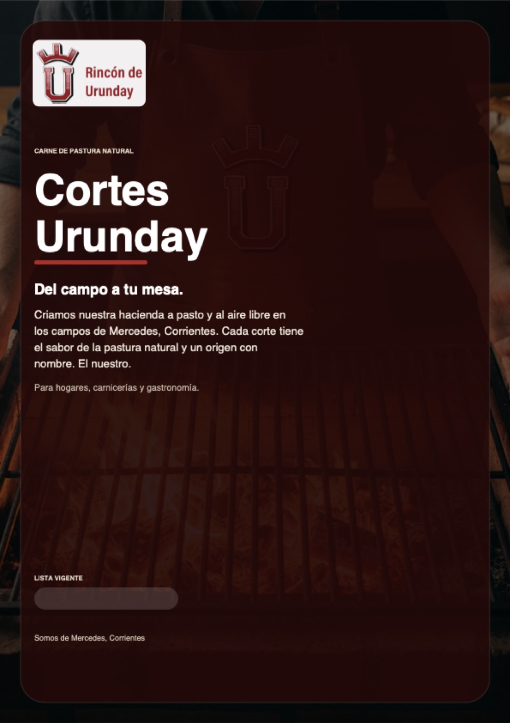 Portada del catálogo de Rincón de Urunday